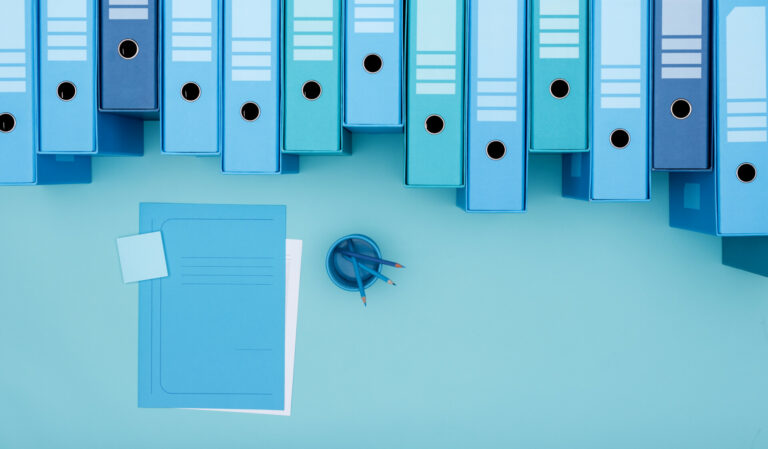 Archive Binders And Monochrome Desktop